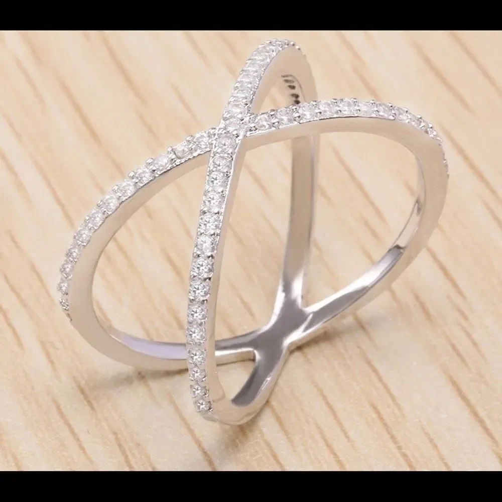 Sterling Silver Cubic Zirconia High Quality Ring